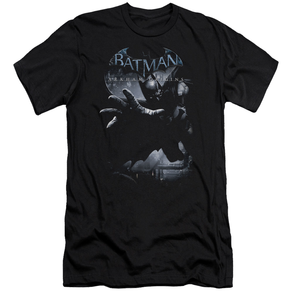 Batman - Arkham Out Of The Shadows - Men's Premium Slim Fit T-Shirt Men's Premium Slim Fit T-Shirt Batman   