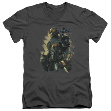Batman - Arkham Deathstroke - Men's V-Neck T-Shirt Men's V-Neck T-Shirt Deathstroke   