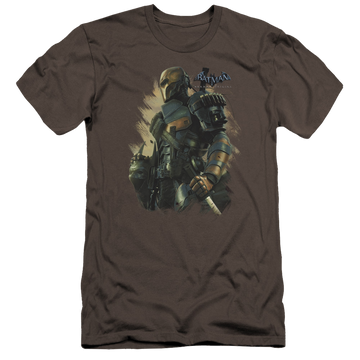 Batman - Arkham Deathstroke - Men's Premium Slim Fit T-Shirt Men's Premium Slim Fit T-Shirt Deathstroke   