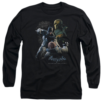 Batman - Arkham Punch - Men's Long Sleeve T-Shirt Men's Long Sleeve T-Shirt Batman   