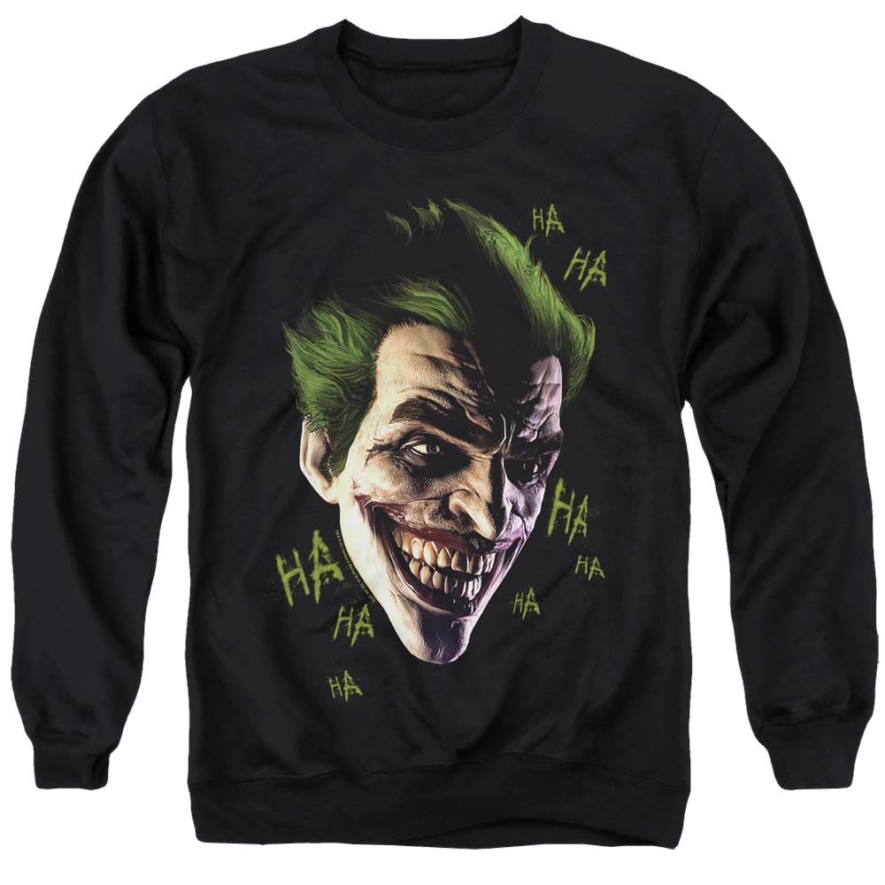 Joker, The Joker Grim - Men's Crewneck Sweatshirt Men's Crewneck Sweatshirt Joker   