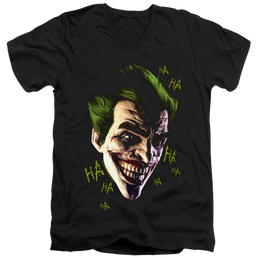 Joker, The Joker Grim - Men's V-Neck T-Shirt Men's V-Neck T-Shirt Joker   
