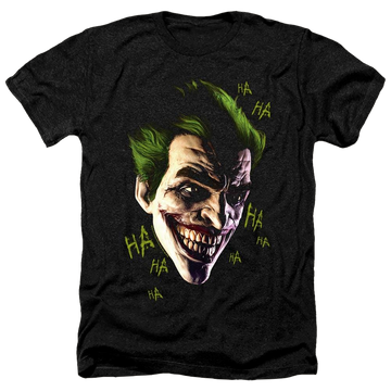 Charcoal men's heather t-shirt with Joker Grim graphic