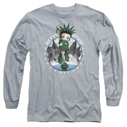 Betty Boop Nyc - Men's Long Sleeve T-Shirt Men's Long Sleeve T-Shirt Betty Boop   
