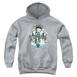 Betty Boop Nyc - Youth Hoodie Youth Hoodie (Ages 8-12) Betty Boop   