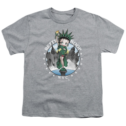 Betty Boop Nyc - Youth T-Shirt Youth T-Shirt (Ages 8-12) Betty Boop   