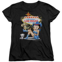 Betty Boop Welcome Las Vegas - Women's T-Shirt Women's T-Shirt Betty Boop   