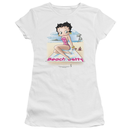 Betty Boop Beach Betty - Juniors T-Shirt Juniors T-Shirt Betty Boop   