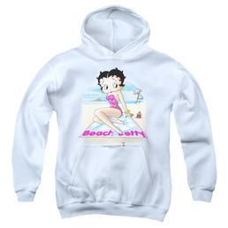 Betty Boop Beach Betty - Youth Hoodie Youth Hoodie (Ages 8-12) Betty Boop   