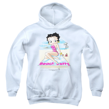 Betty Boop Beach Betty - Youth Hoodie Youth Hoodie (Ages 8-12) Betty Boop   