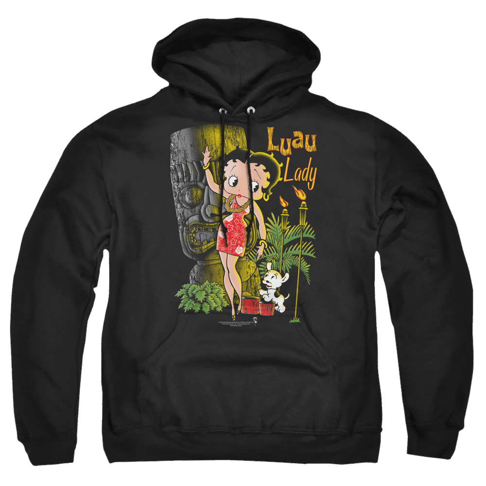 Betty Boop Luau Lady - Pullover Hoodie Pullover Hoodie Betty Boop   