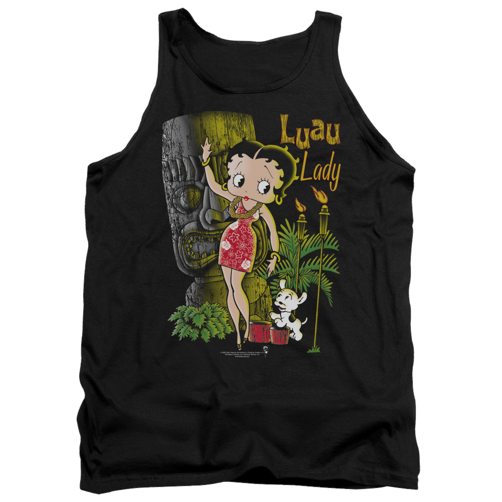Betty Boop Luau Lady - Men's Tank Top Men's Tank Betty Boop   