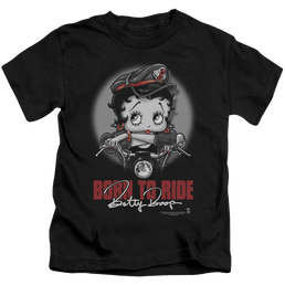 Betty Boop Born To Ride - Kid's T-Shirt Kid's T-Shirt (Ages 4-7) Betty Boop   