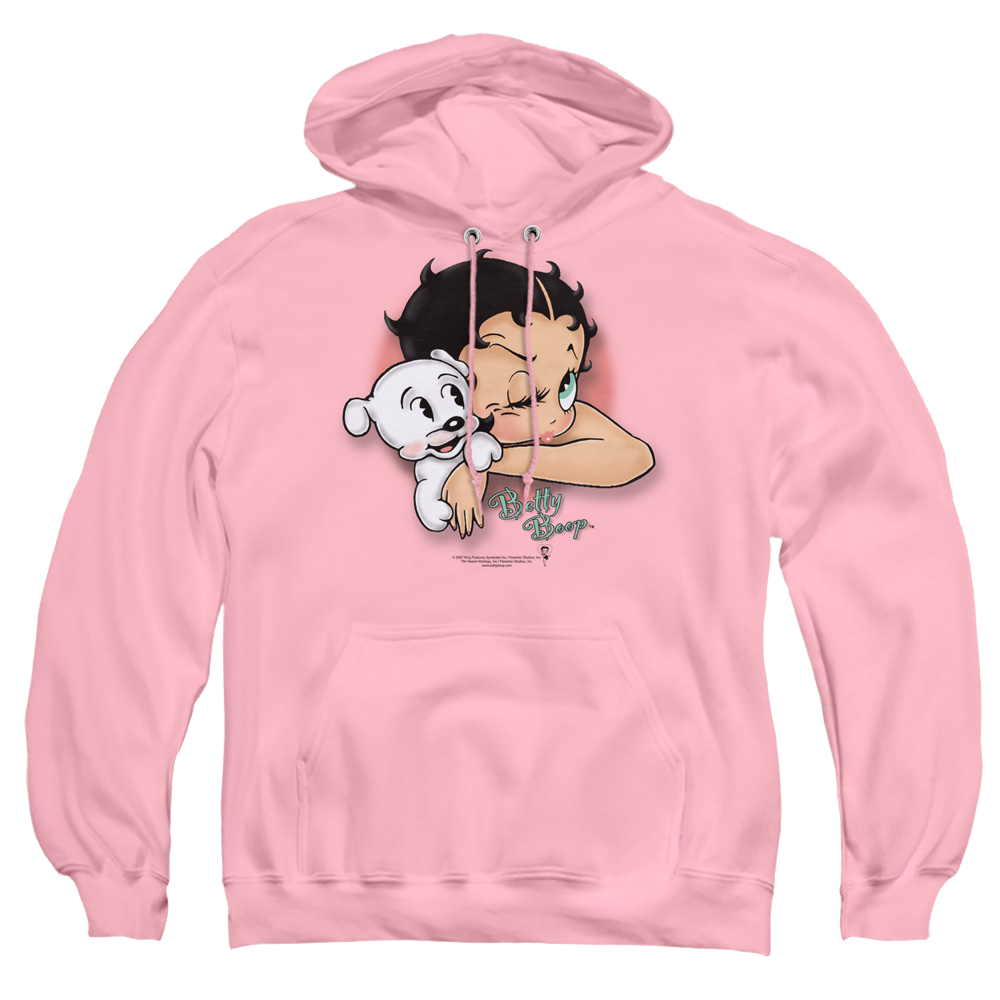 Betty Boop Wink Wink - Pullover Hoodie Pullover Hoodie Betty Boop   