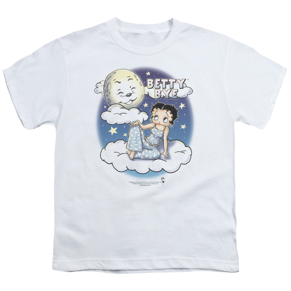 Betty Boop Betty Bye - Youth T-Shirt Youth T-Shirt (Ages 8-12) Betty Boop   