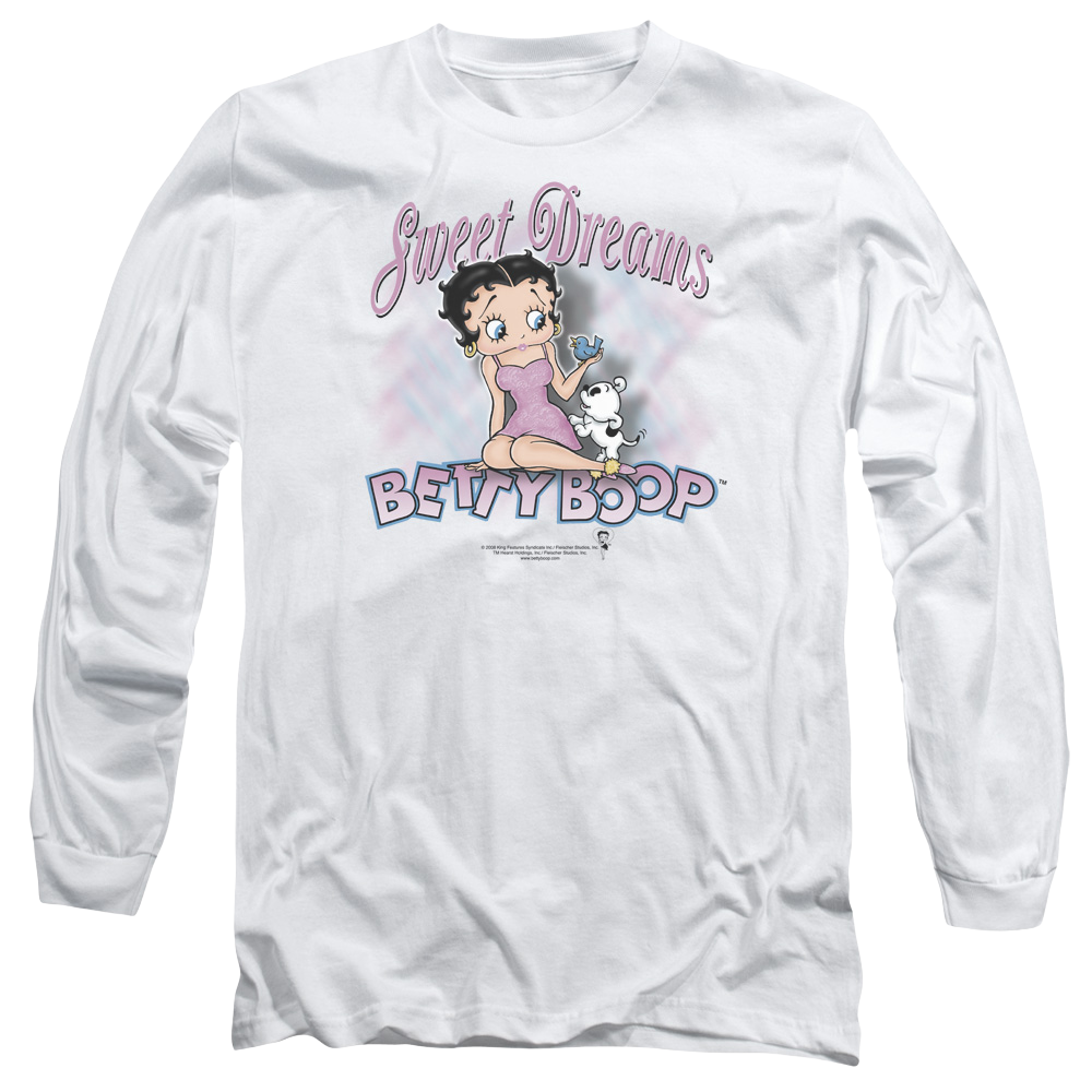 Betty Boop Sweet Dreams - Men's Long Sleeve T-Shirt Men's Long Sleeve T-Shirt Betty Boop   