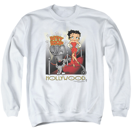 Betty Boop Hollywood - Men's Crewneck Sweatshirt Men's Crewneck Sweatshirt Betty Boop   