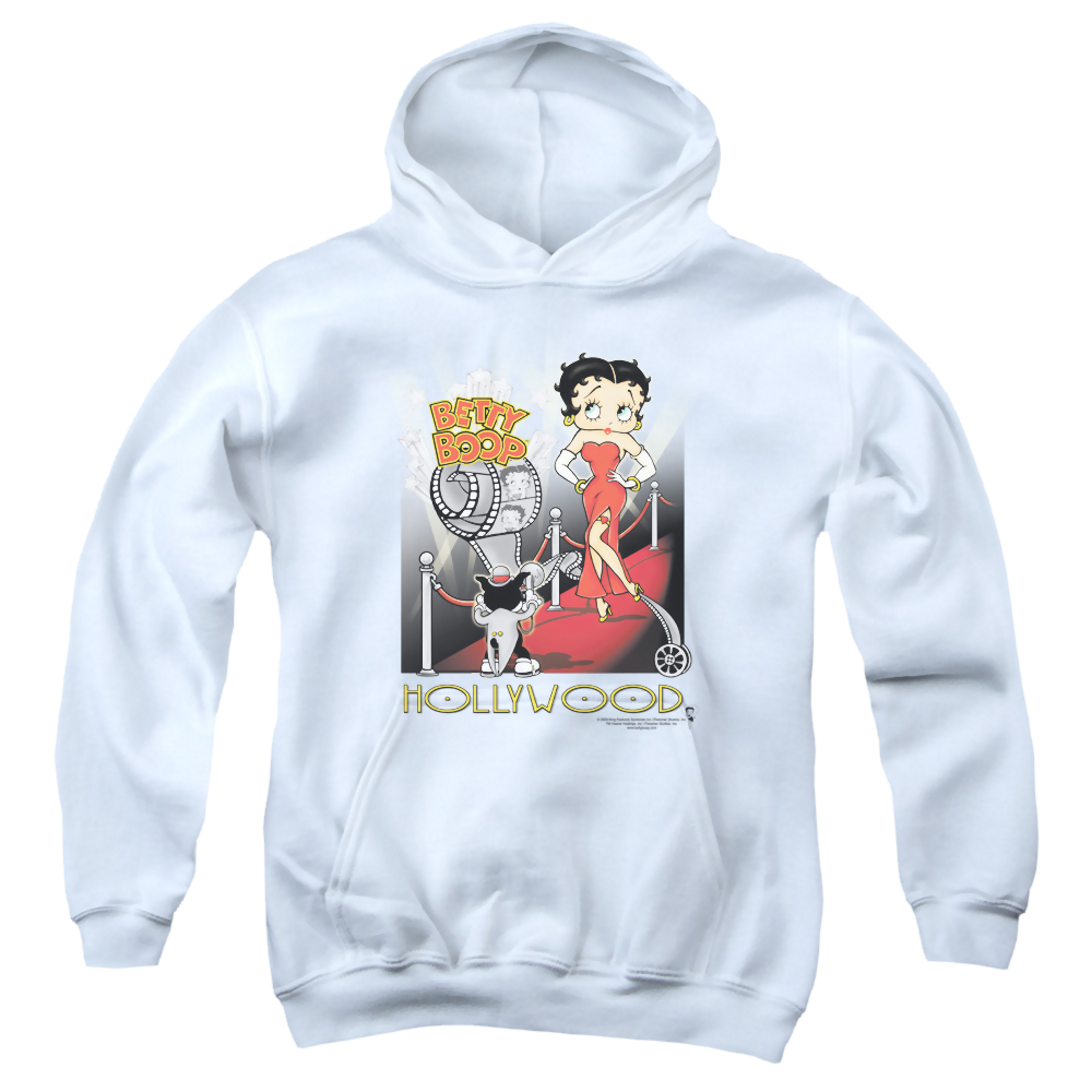 Betty Boop Hollywood - Youth Hoodie Youth Hoodie (Ages 8-12) Betty Boop   