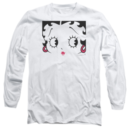 Betty Boop Close Up - Men's Long Sleeve T-Shirt Men's Long Sleeve T-Shirt Betty Boop   