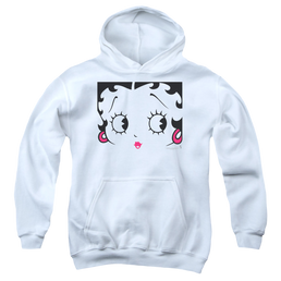 Betty Boop Close Up - Youth Hoodie Youth Hoodie (Ages 8-12) Betty Boop   
