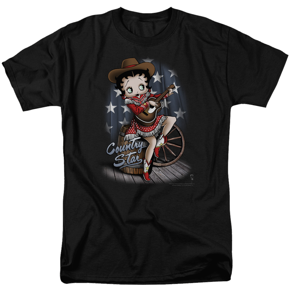 Betty Boop Country Star - Men's Regular Fit T-Shirt Men's Regular Fit T-Shirt Betty Boop   
