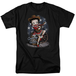 Betty Boop Country Star - Men's Regular Fit T-Shirt Men's Regular Fit T-Shirt Betty Boop   