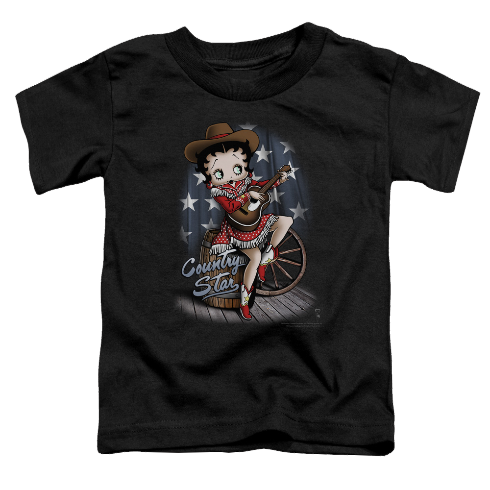 Betty Boop Country Star - Toddler T-Shirt Toddler T-Shirt Betty Boop   