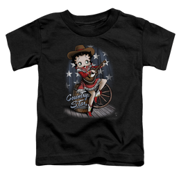 Betty Boop Country Star - Toddler T-Shirt Toddler T-Shirt Betty Boop   