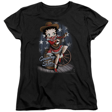 Betty Boop Country Star - Women's T-Shirt Women's T-Shirt Betty Boop   