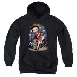 Betty Boop Country Star - Youth Hoodie Youth Hoodie (Ages 8-12) Betty Boop   