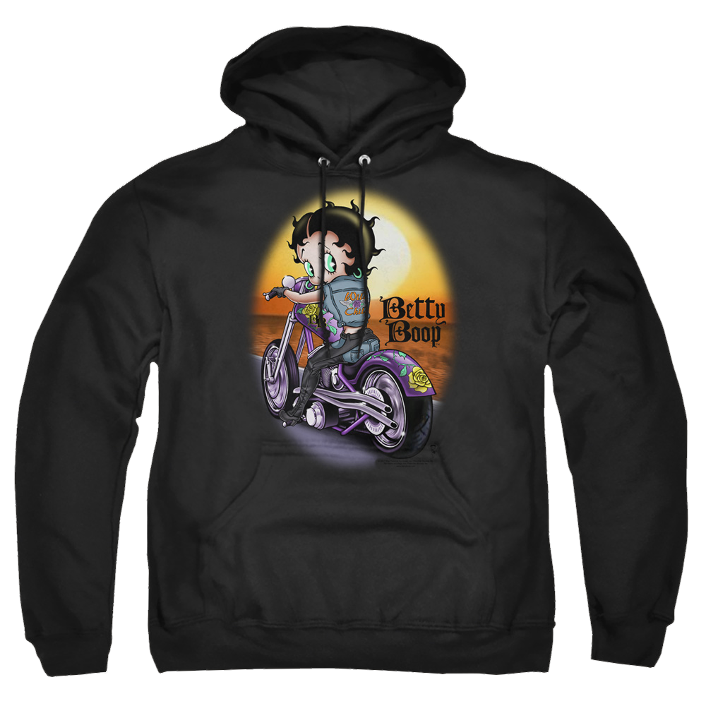 Betty Boop Wild Biker - Pullover Hoodie Pullover Hoodie Betty Boop   