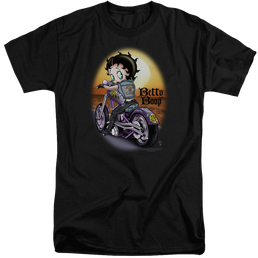 Betty Boop Wild Biker - Men's Tall Fit T-Shirt Men's Tall Fit T-Shirt Betty Boop   