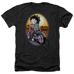 Betty Boop Wild Biker - Men's Heather T-Shirt Men's Heather T-Shirt Betty Boop   