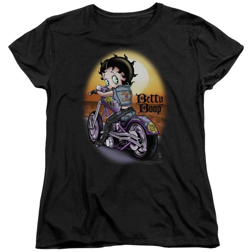 Betty Boop Wild Biker - Women's T-Shirt Women's T-Shirt Betty Boop   