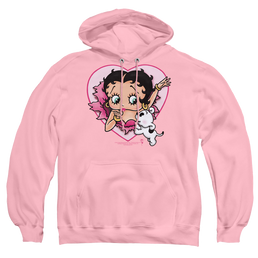 Betty Boop I Love Betty - Pullover Hoodie Pullover Hoodie Betty Boop   