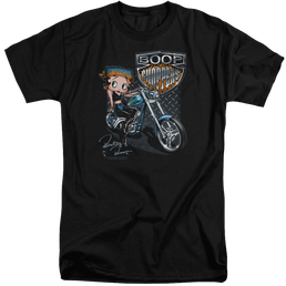 Betty Boop Choppers - Men's Tall Fit T-Shirt Men's Tall Fit T-Shirt Betty Boop   