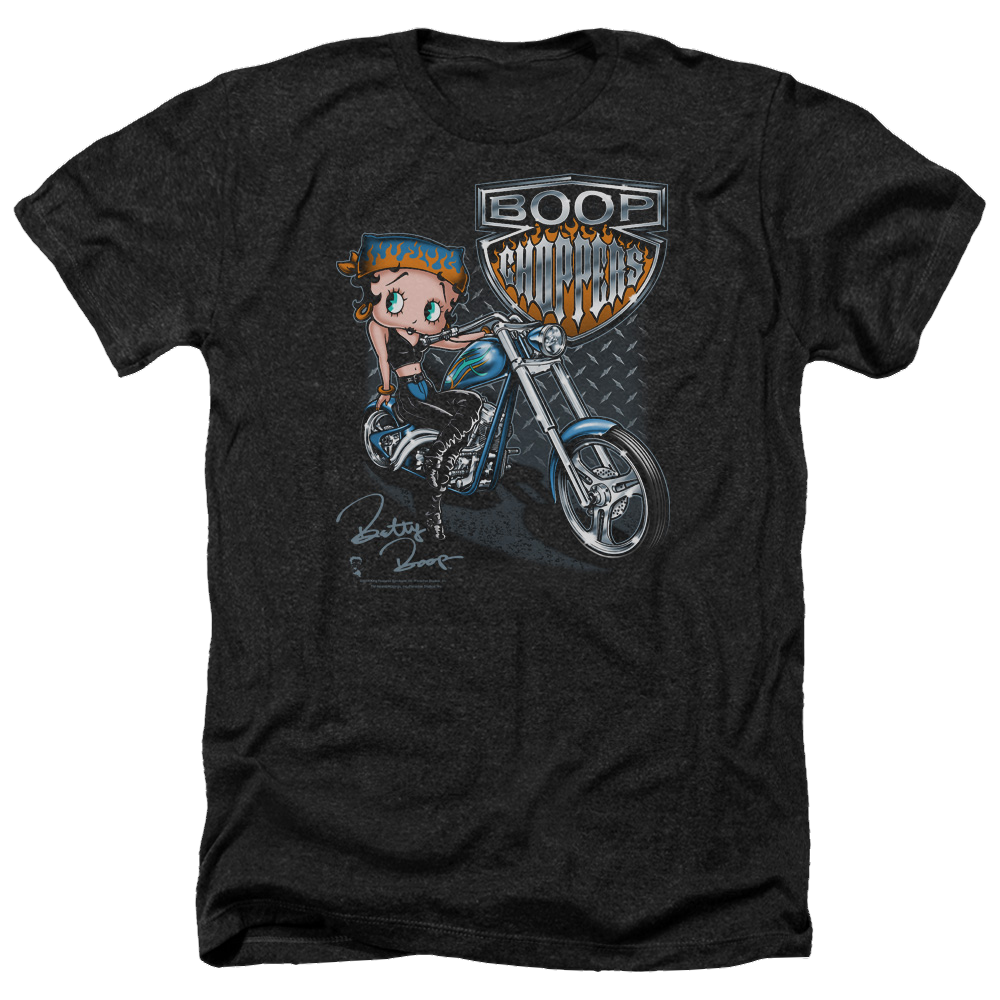 Betty Boop Choppers - Men's Heather T-Shirt Men's Heather T-Shirt Betty Boop   