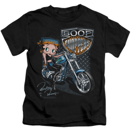 Betty Boop Choppers - Kid's T-Shirt Kid's T-Shirt (Ages 4-7) Betty Boop   