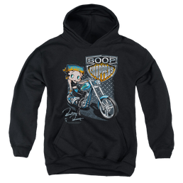 Betty Boop Choppers - Youth Hoodie Youth Hoodie (Ages 8-12) Betty Boop   