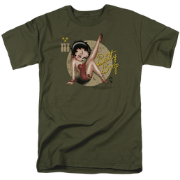 Betty Boop Nose Art - Men's Regular Fit T-Shirt Men's Regular Fit T-Shirt Betty Boop   
