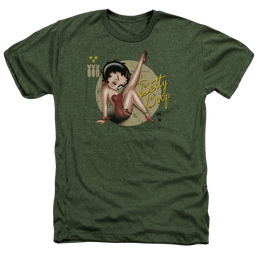 Betty Boop Nose Art - Men's Heather T-Shirt Men's Heather T-Shirt Betty Boop   