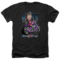Betty Boop City Chopper - Men's Heather T-Shirt Men's Heather T-Shirt Betty Boop   