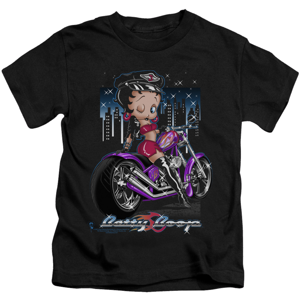 Betty Boop City Chopper - Kid's T-Shirt Kid's T-Shirt (Ages 4-7) Betty Boop   