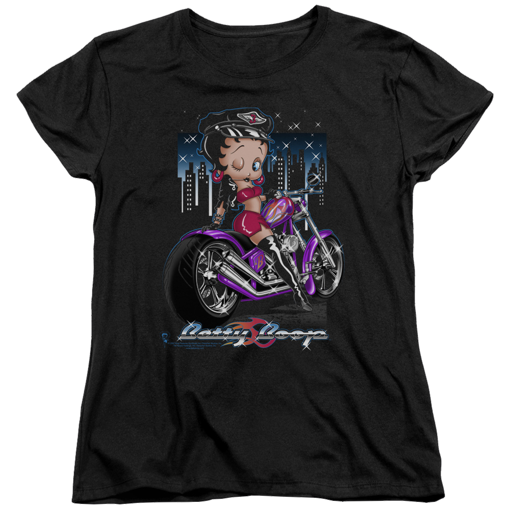 Betty Boop City Chopper - Women's T-Shirt Women's T-Shirt Betty Boop   