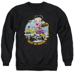 Betty Boop Keep On Boopin - Men's Crewneck Sweatshirt Men's Crewneck Sweatshirt Betty Boop   