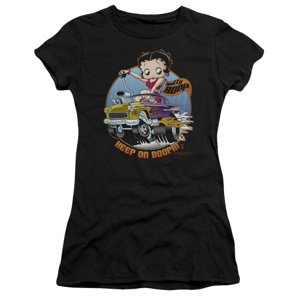 Betty Boop Keep On Boopin - Juniors T-Shirt Juniors T-Shirt Betty Boop   
