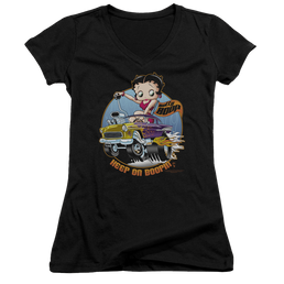 Betty Boop Keep On Boopin - Juniors V-Neck T-Shirt Juniors V-Neck T-Shirt Betty Boop   