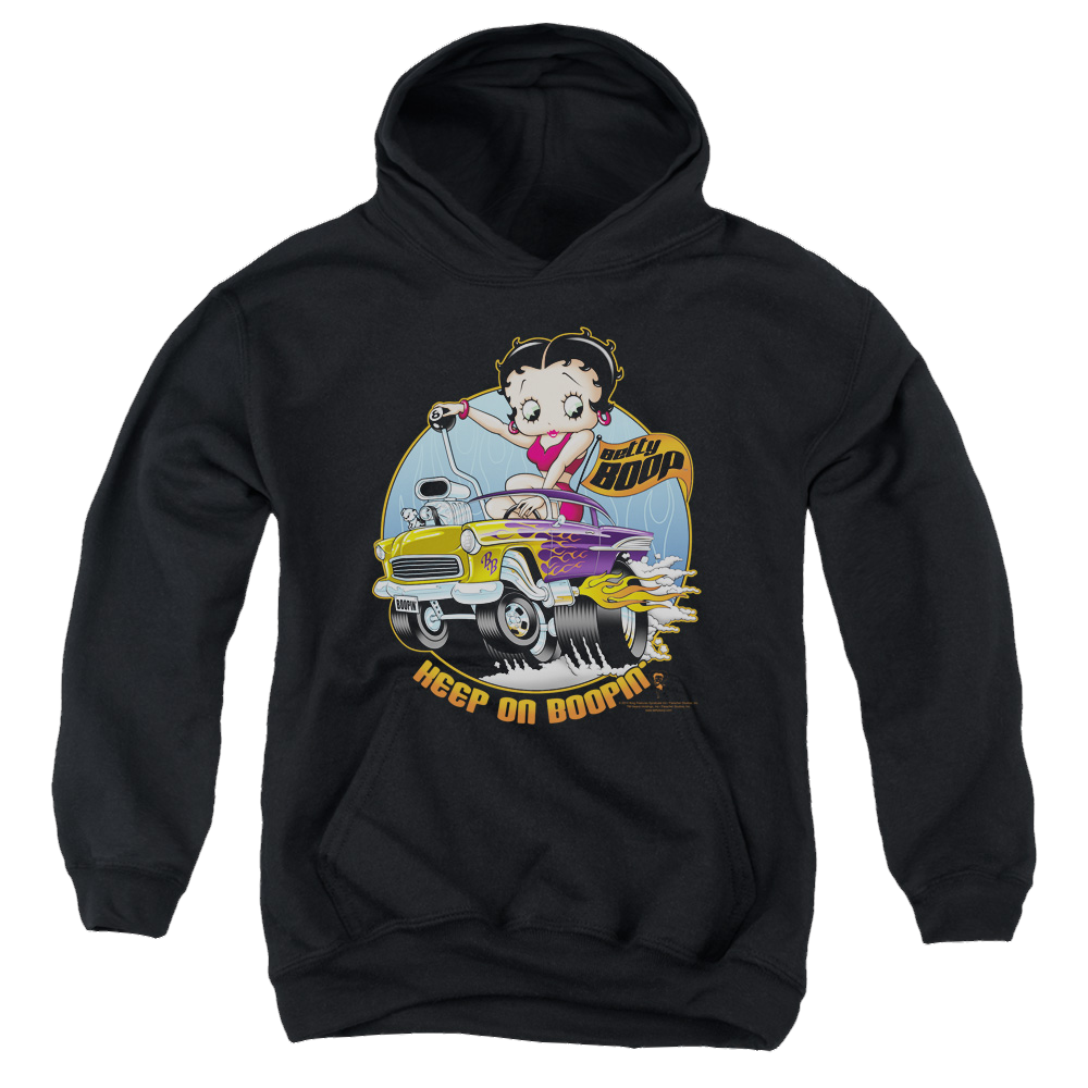 Betty Boop Keep On Boopin - Youth Hoodie Youth Hoodie (Ages 8-12) Betty Boop   