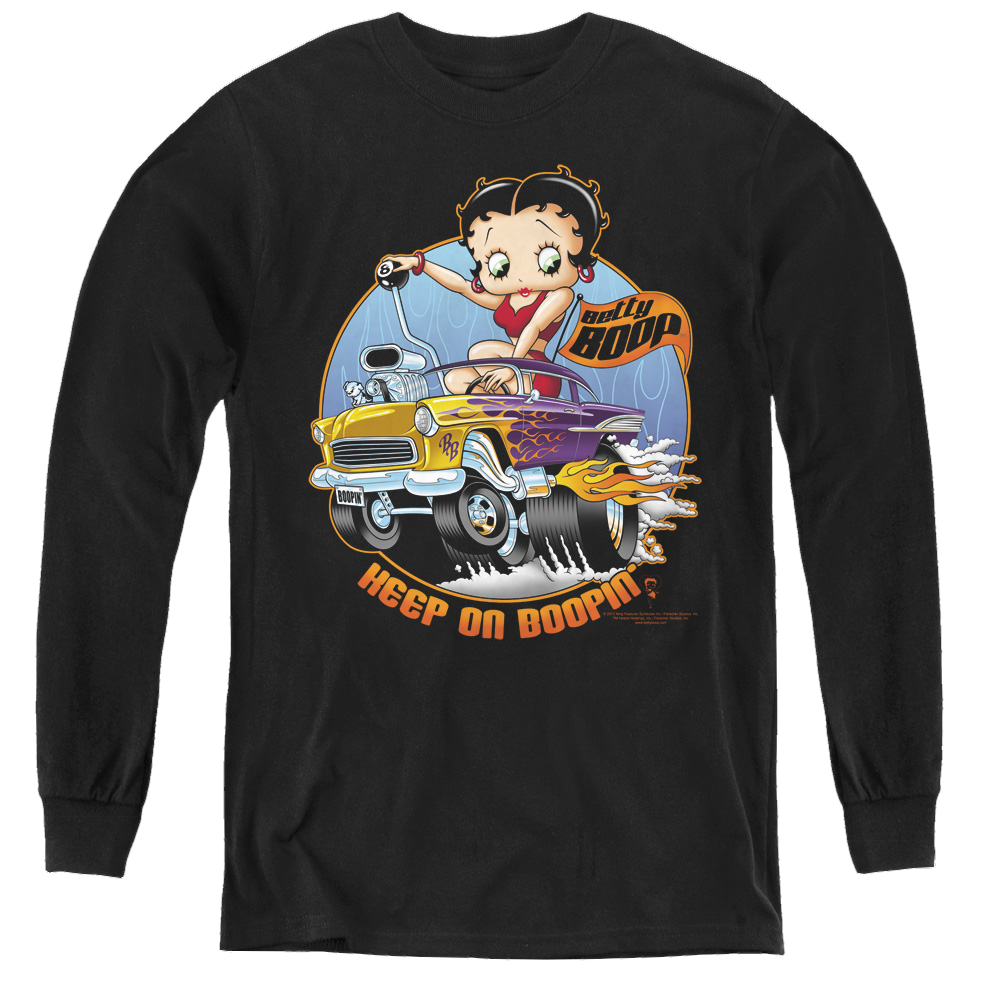Betty Boop Keep On Boopin - Youth Long Sleeve T-Shirt Youth Long Sleeve T-Shirt Betty Boop   