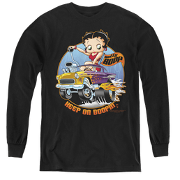 Betty Boop Keep On Boopin - Youth Long Sleeve T-Shirt Youth Long Sleeve T-Shirt Betty Boop   